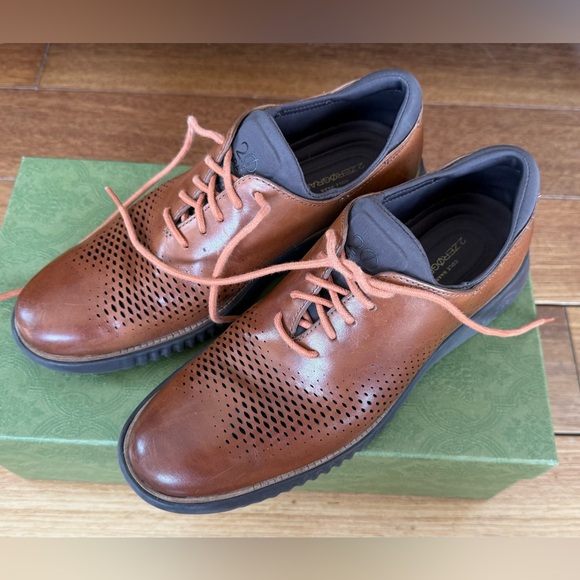 Cole Haan Other - Cole Haan Brown Perforated Oxfords